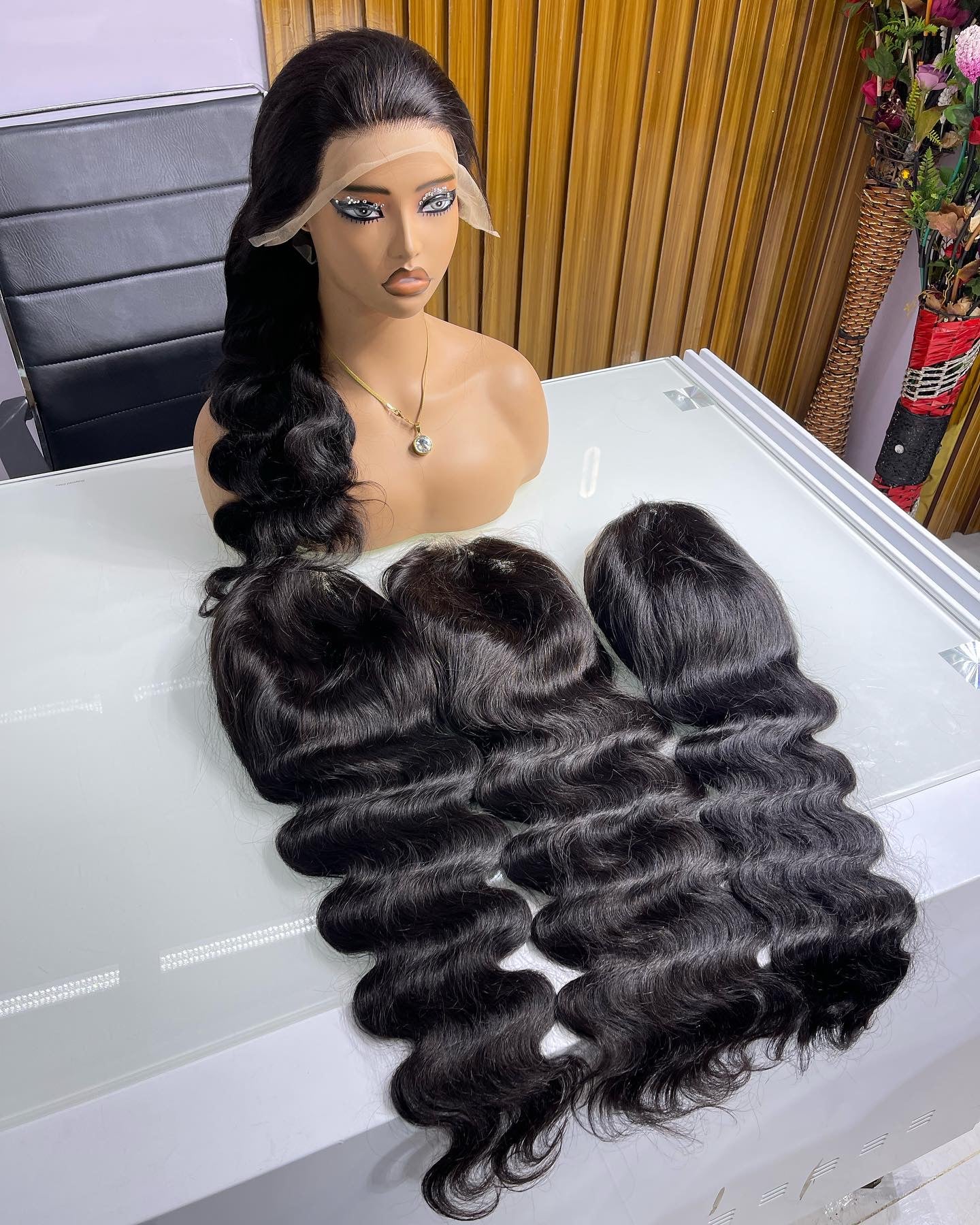 26" Body Wave Human Hair Blend
