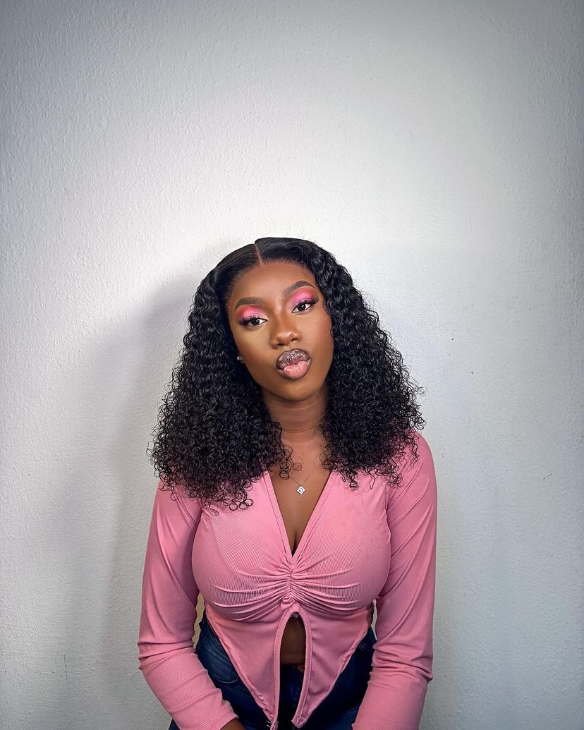 Jerry Curl Full Frontal Wig