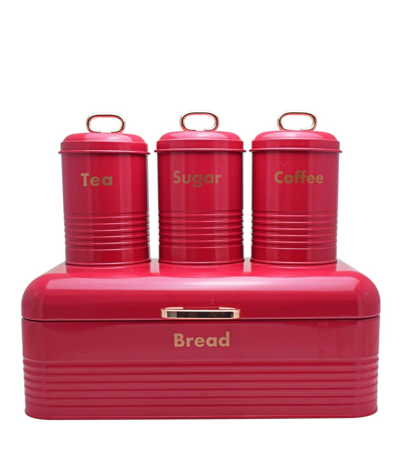 4pcs bread cabinet Red Set