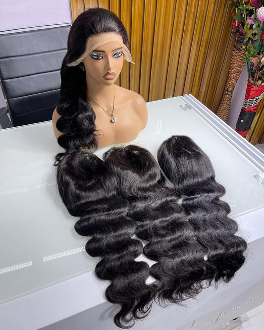 26" Body Wave Human Hair Blend