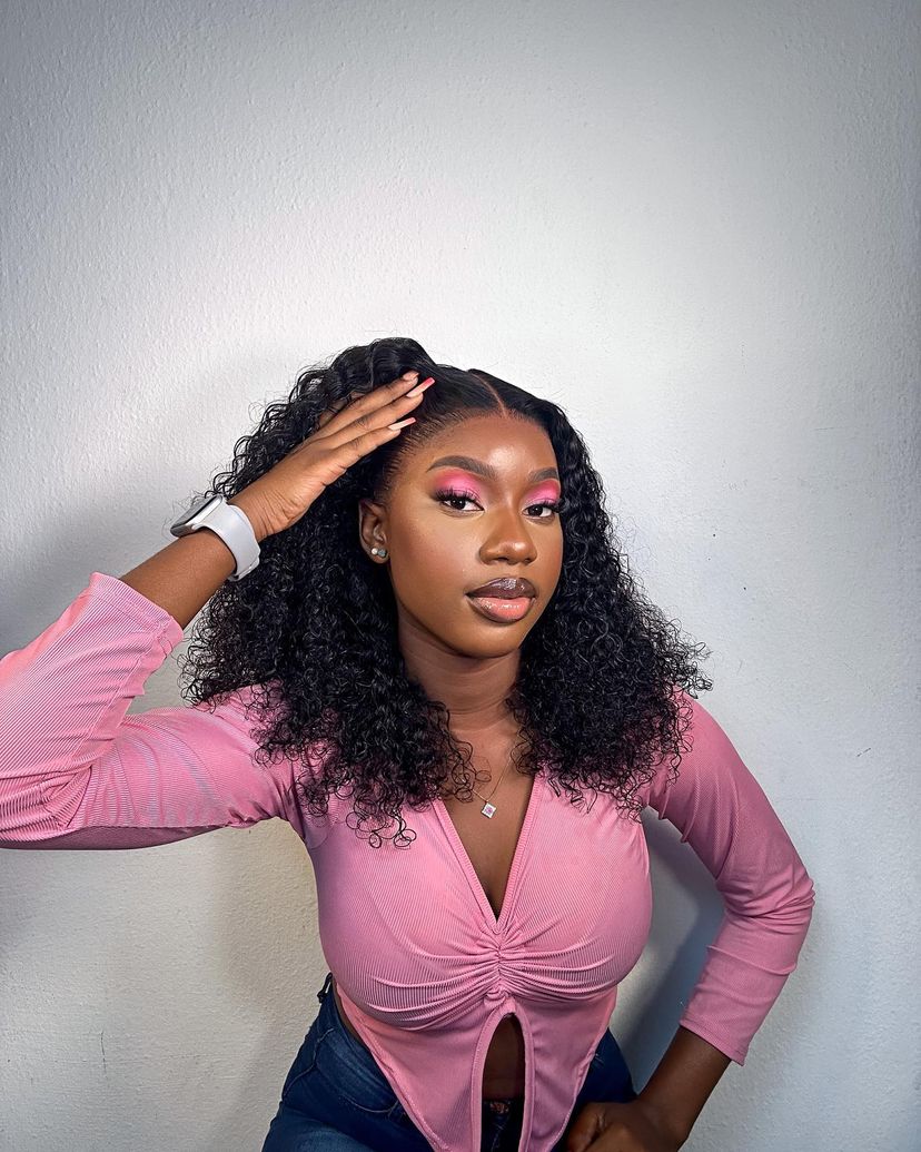 Jerry Curl Full Frontal Wig