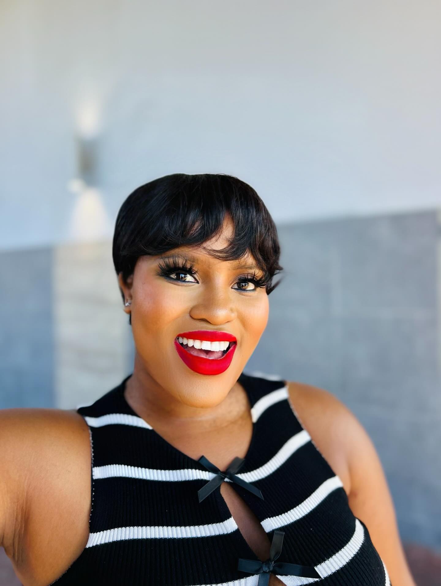 Razor cut pixie  wig