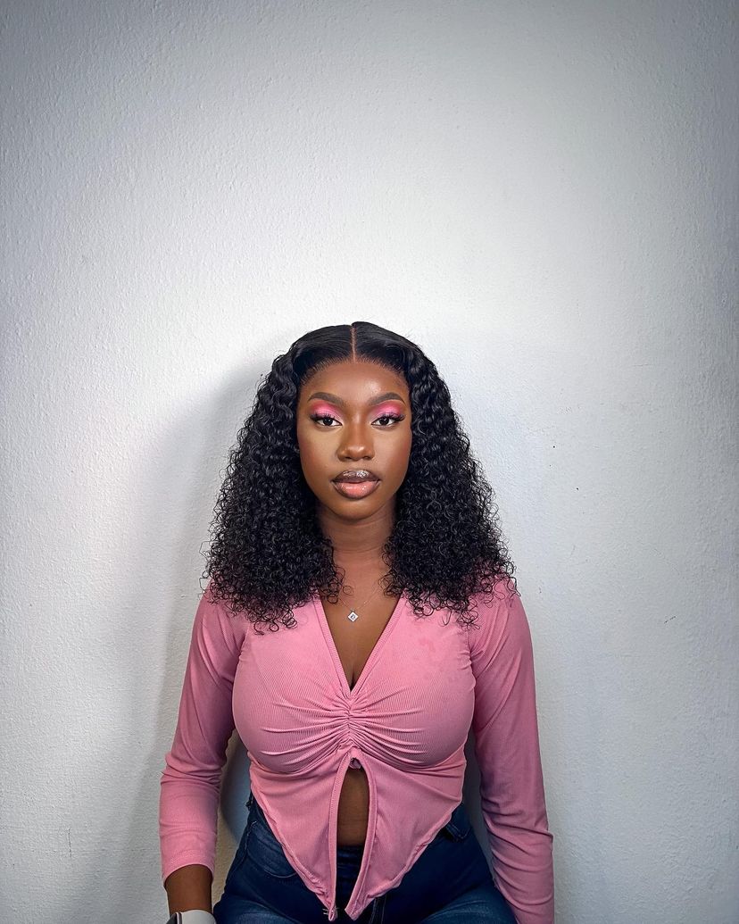 Jerry Curl Full Frontal Wig