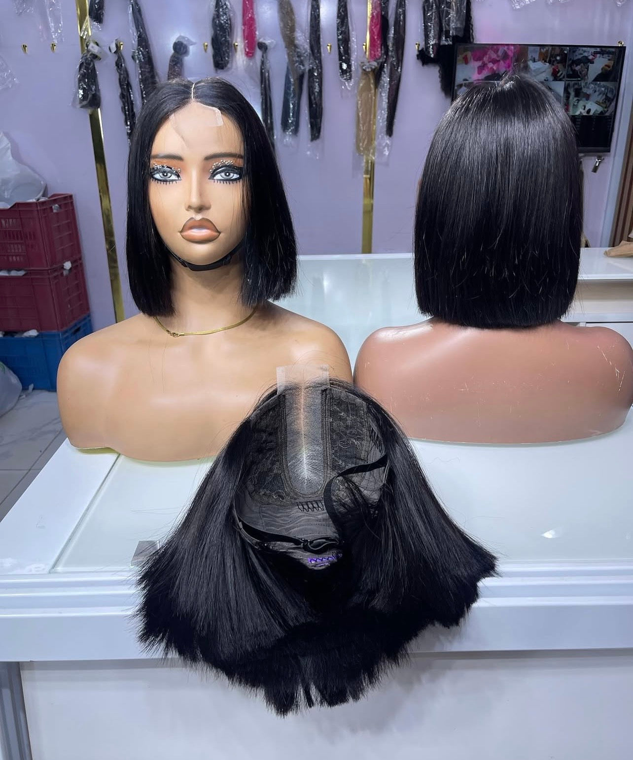 Brazilian 10" Glueless Wig