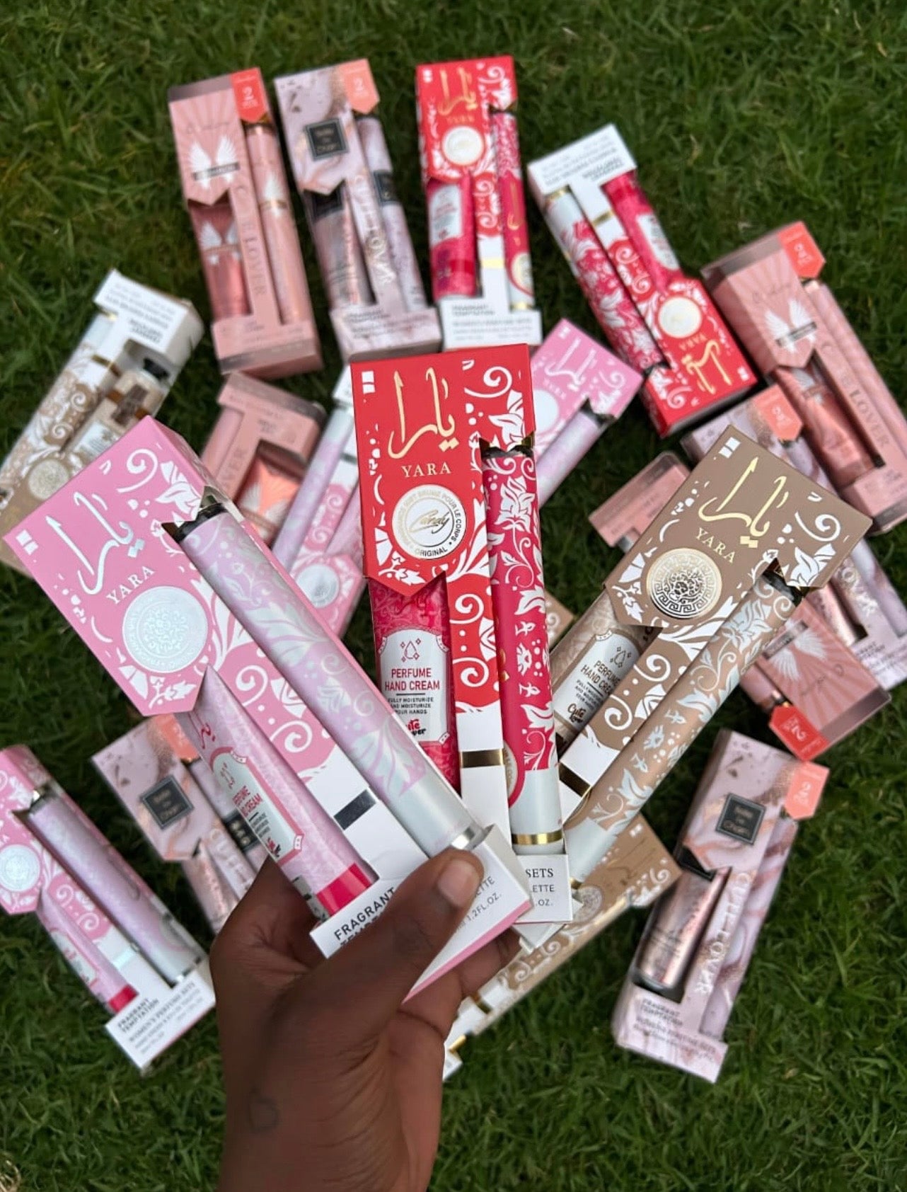 Arabic pocket perfume and hand cream