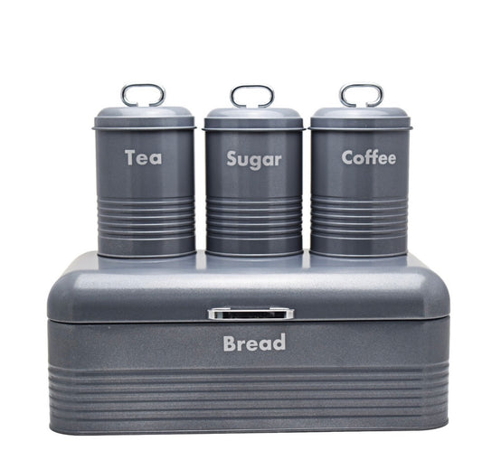4pcs bread cabinet Grey  Set